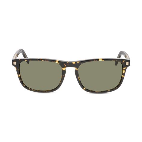 Code Square Sunglasses in Dark havana 